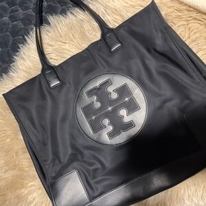 Tory Burch Black Ella Tote